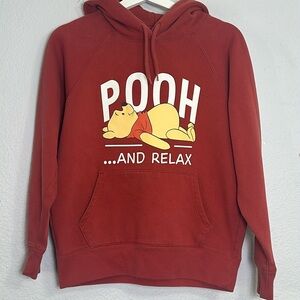Winnie the Pooh Women’s Size Medium Pullover Long Sleeve Hooded Sweater